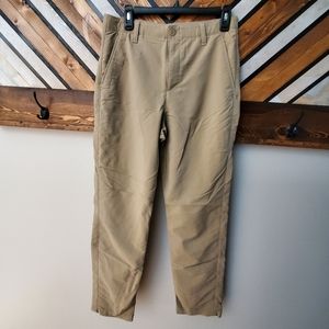 Boys' Under Armour Match Play Golf Pants (Canvas Tan)